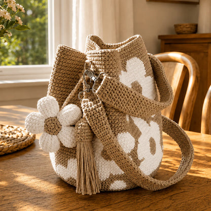 Crochet Flower Bag