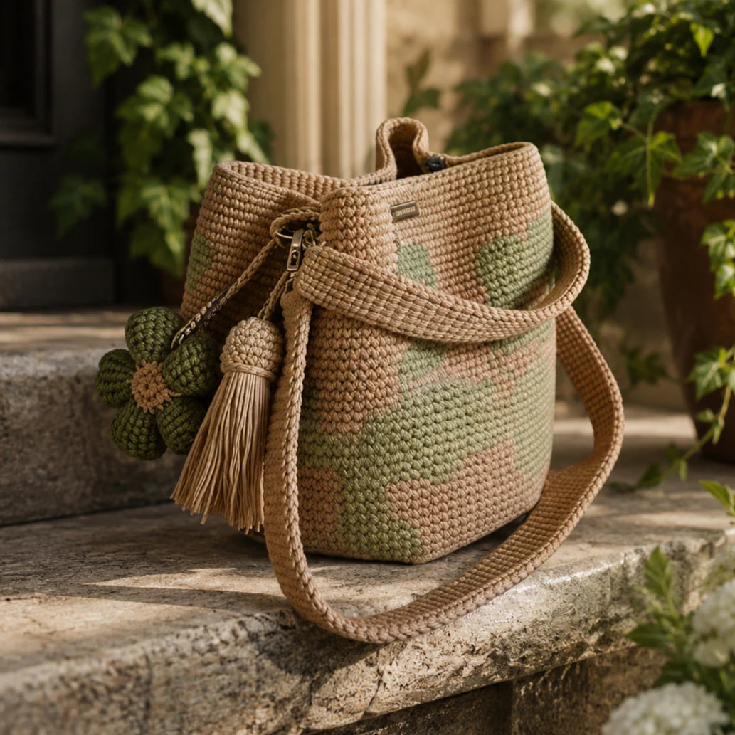 Crochet Flower Bag
